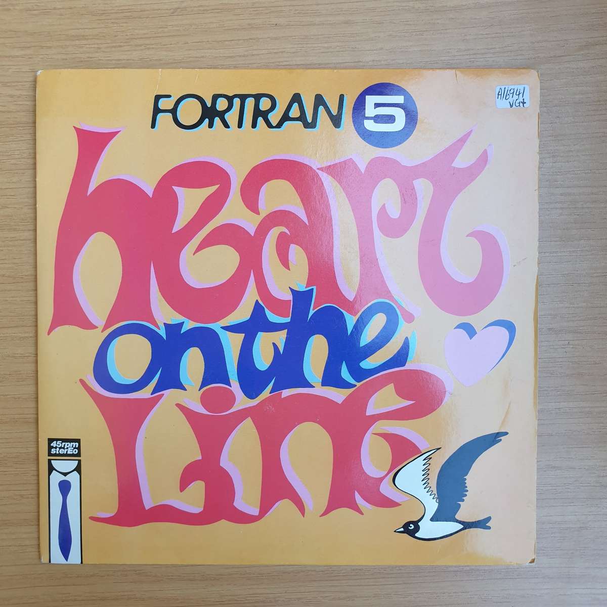 Fortran 5  Heart On The Line | Vinyl 7" Single | (VG+)