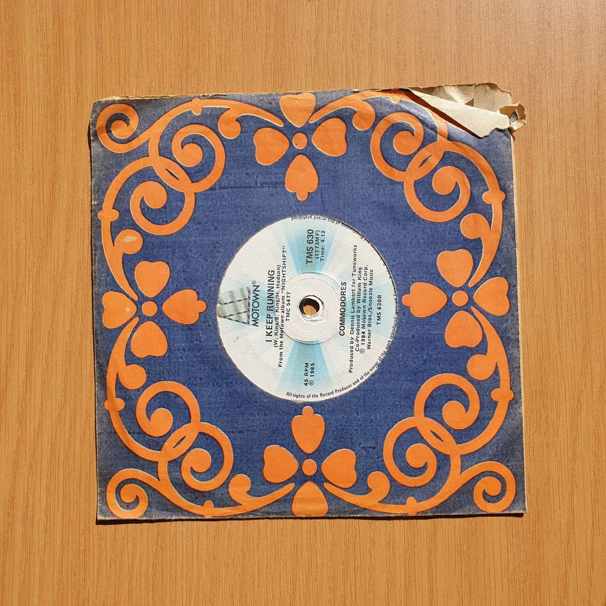 Commodores  Nightshift / I Keep Running | Vinyl 7" Single | (VG+)