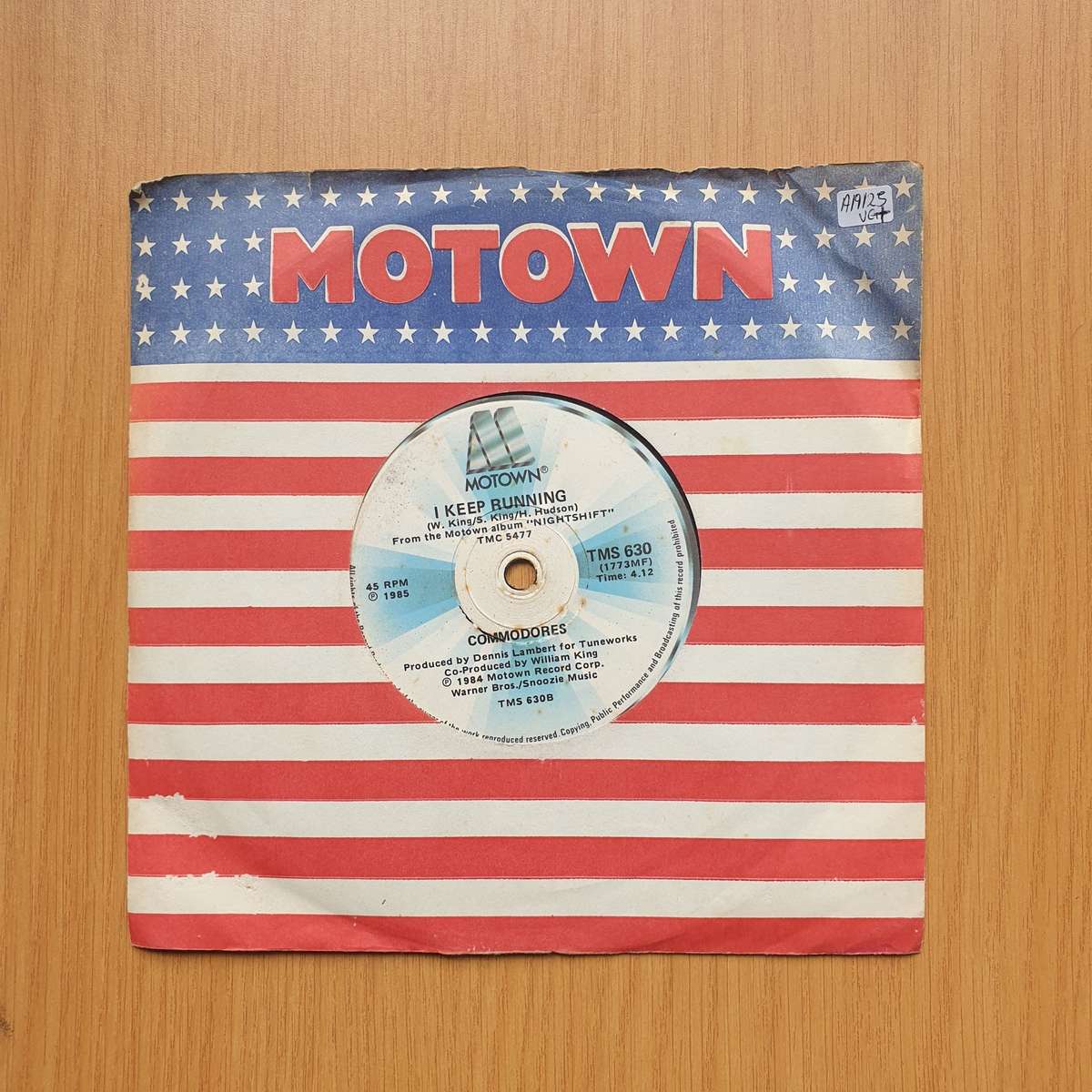 Commodores  Nightshift / I Keep Running | Vinyl 7" Single | (VG+)