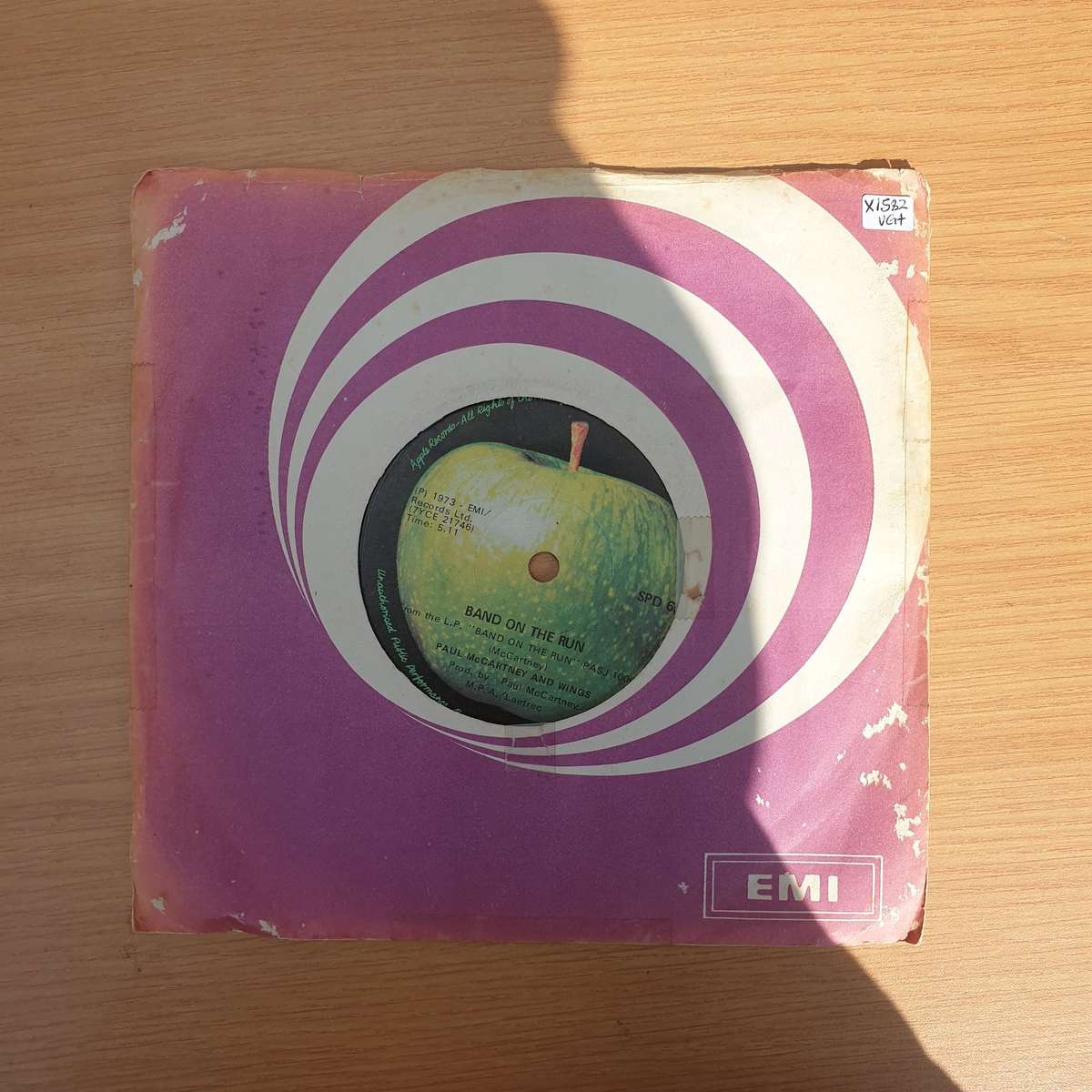 Paul McCartney & Wings  Band On The Run | Vinyl 7" Single | (VG+)