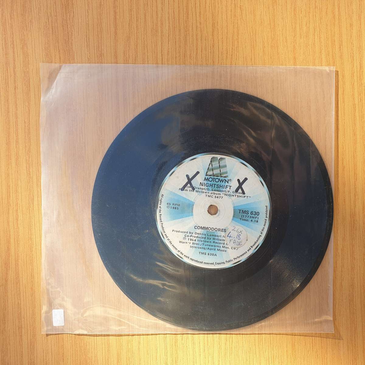 Commodores  Nightshift / I Keep Running | Vinyl 7" Single | (VG+)