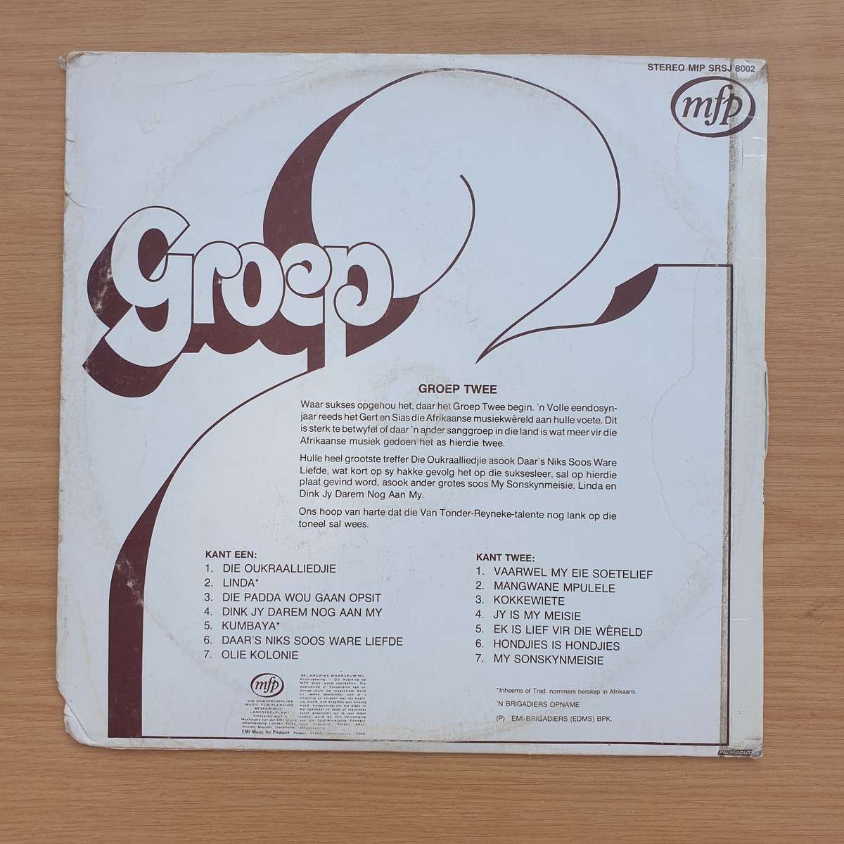 Groep Twee   Groep 2  | Vinyl LP Record | (VG+)