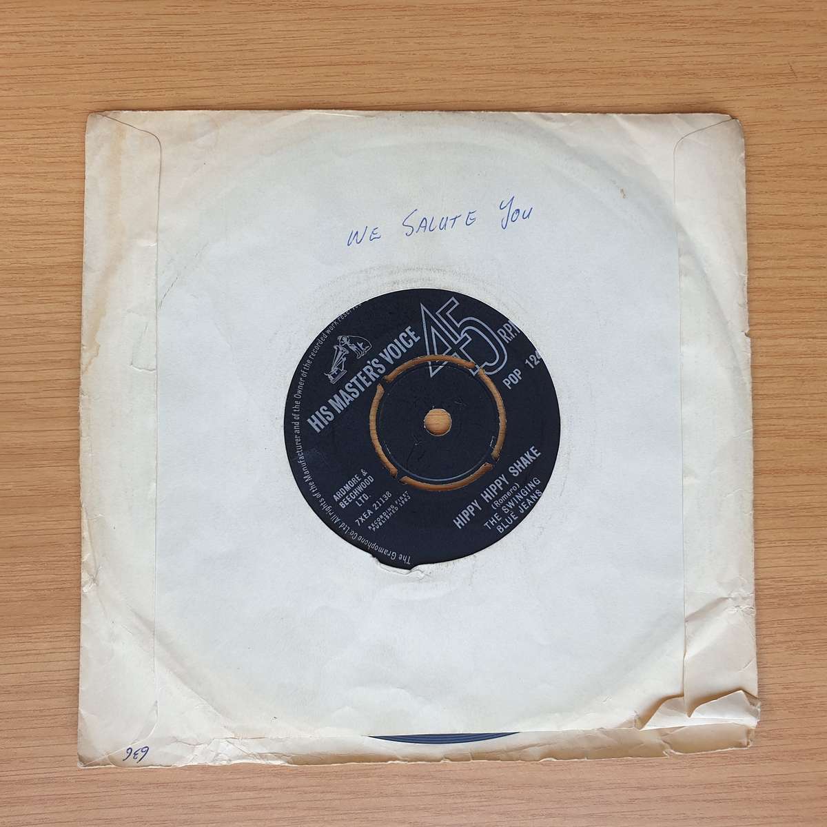 The Swinging Blue Jeans  Hippy Hippy Shake | Vinyl 7" Single | (VG)