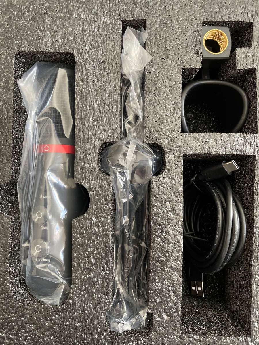 PowerWorks - SC-200 - Studio Condenser USB Microphone for Streaming/Podcasting/Studio Recording (...