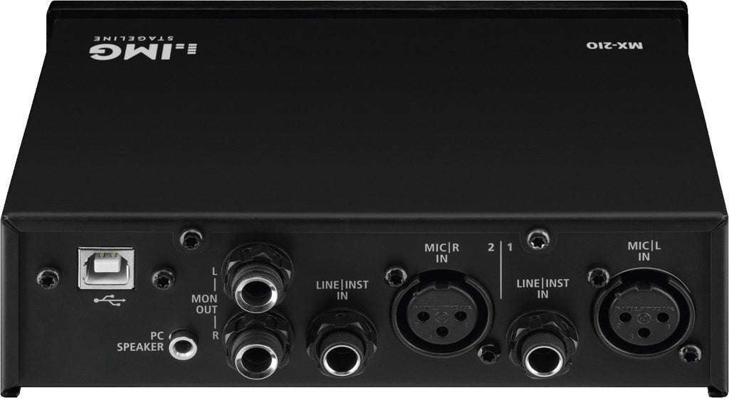 IMG Stageline - MX- 2io -  2 Channel Full Duplex USB Recording Interface (bobb) (MX2io)