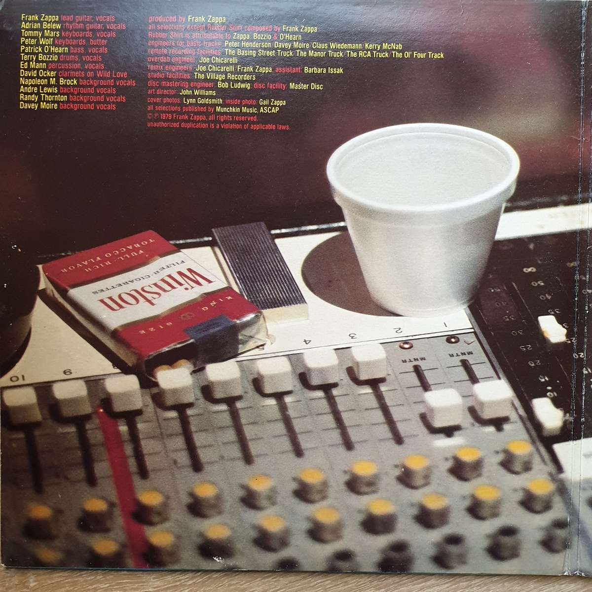 Frank Zappa  Sheik Yerbouti - Double Vinyl LP Record  (VG+)