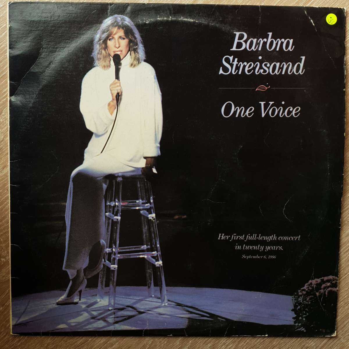 Barbra Streisand  One Voice - Vinyl LP Record - Very-Good Quality (VG)