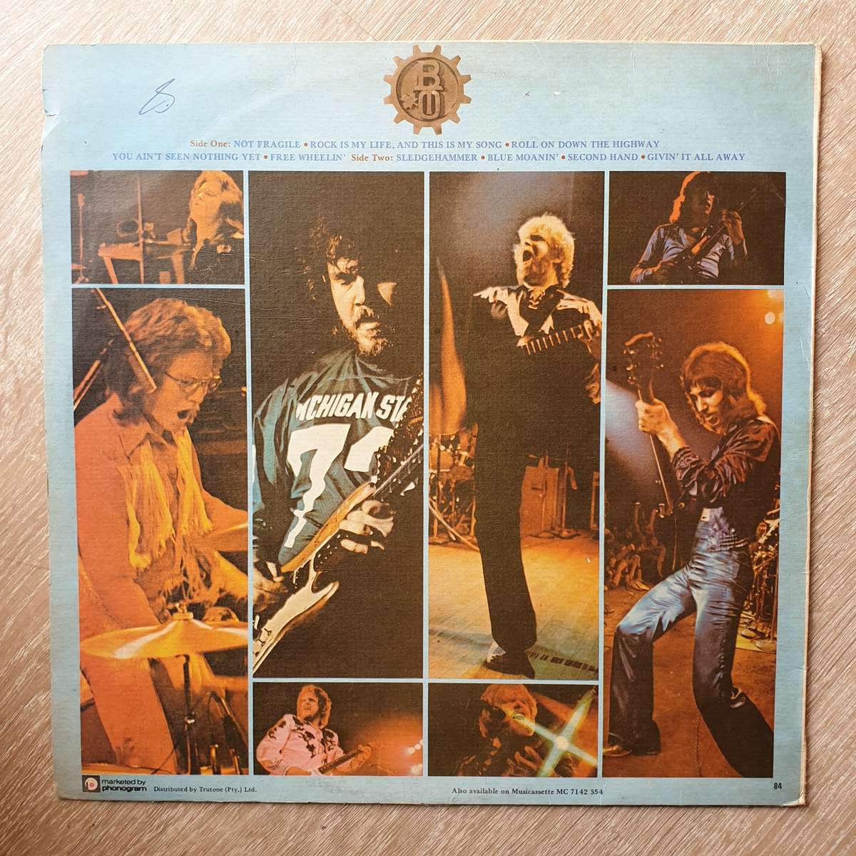 Bachman - Turner Overdrive - Not Fragile  - Vinyl LP Record - Very-Good+ Quality (VG+)