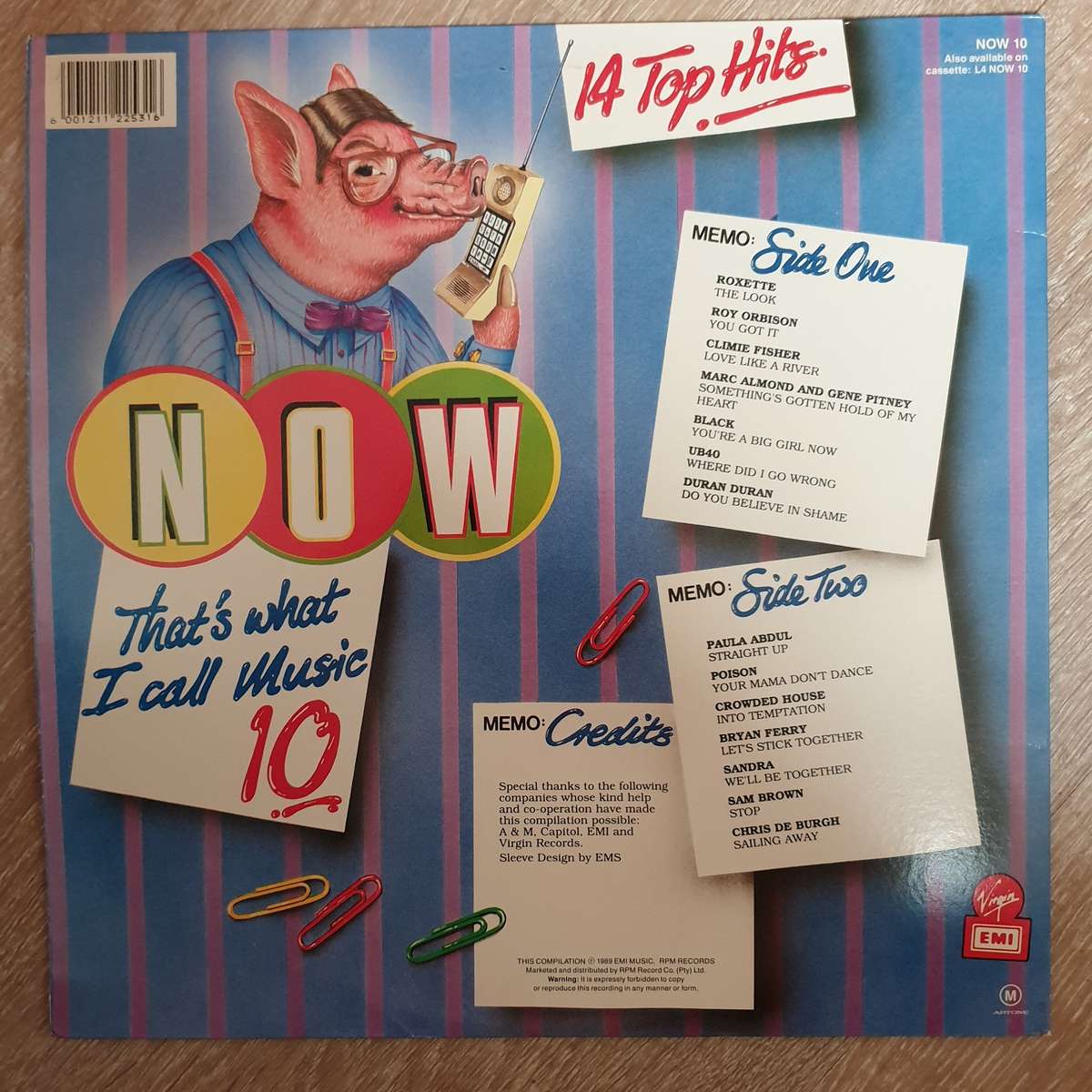 Now That's What I Call Music 10 - Vinyl LP Record - Opened  - Good Quality (G)