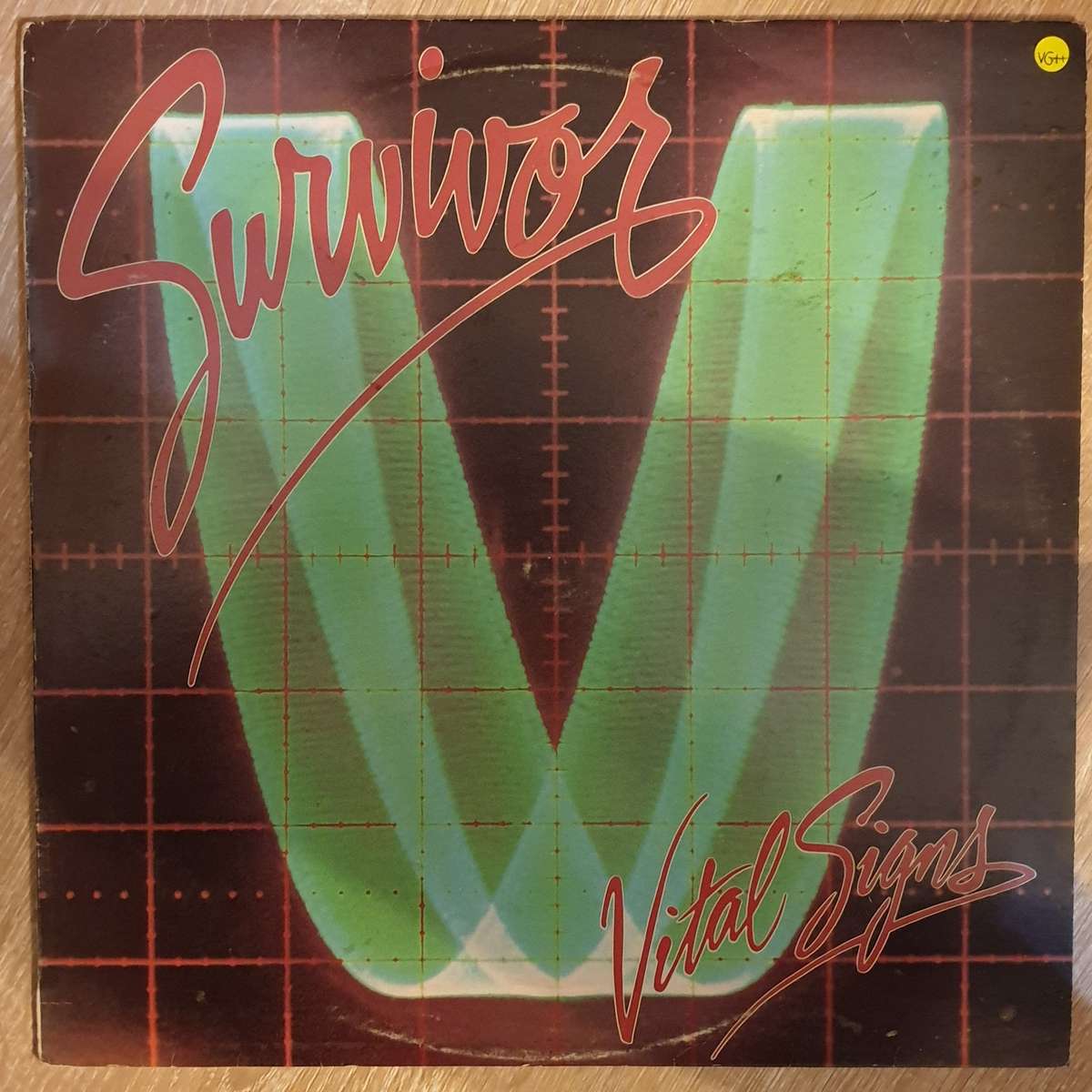 Survivor - Vital Signs - Vinyl LP Record - Very-Good+ Quality (VG+)