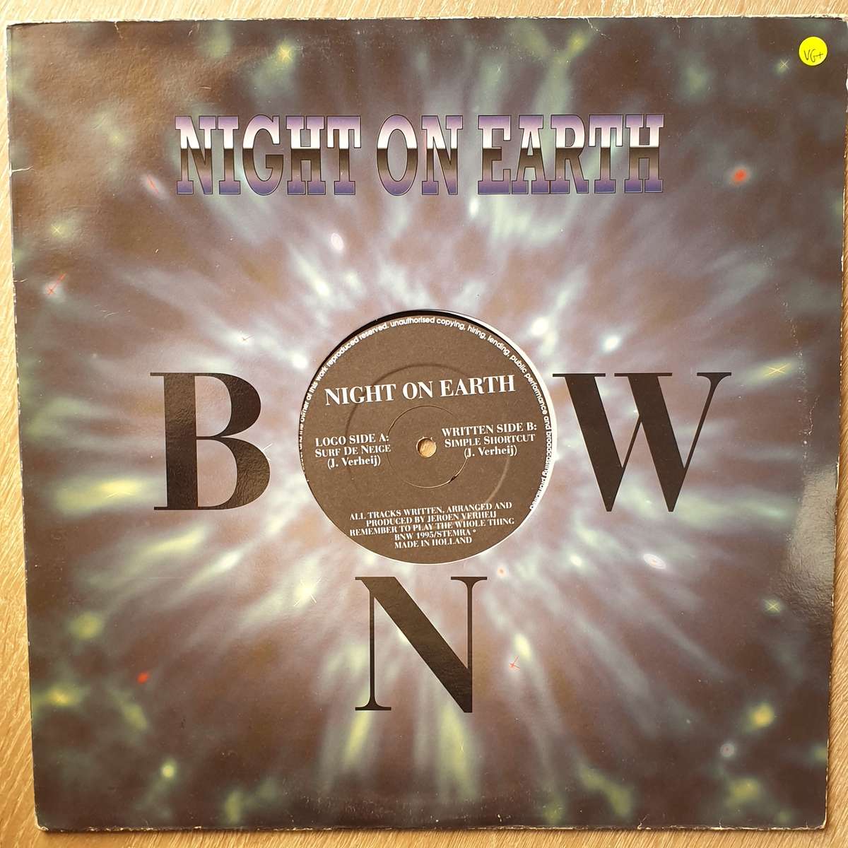 Night On Earth  Surf De Neige / Simple Shortcut  - Vinyl  Record - Very-Good+ Quality (VG+)