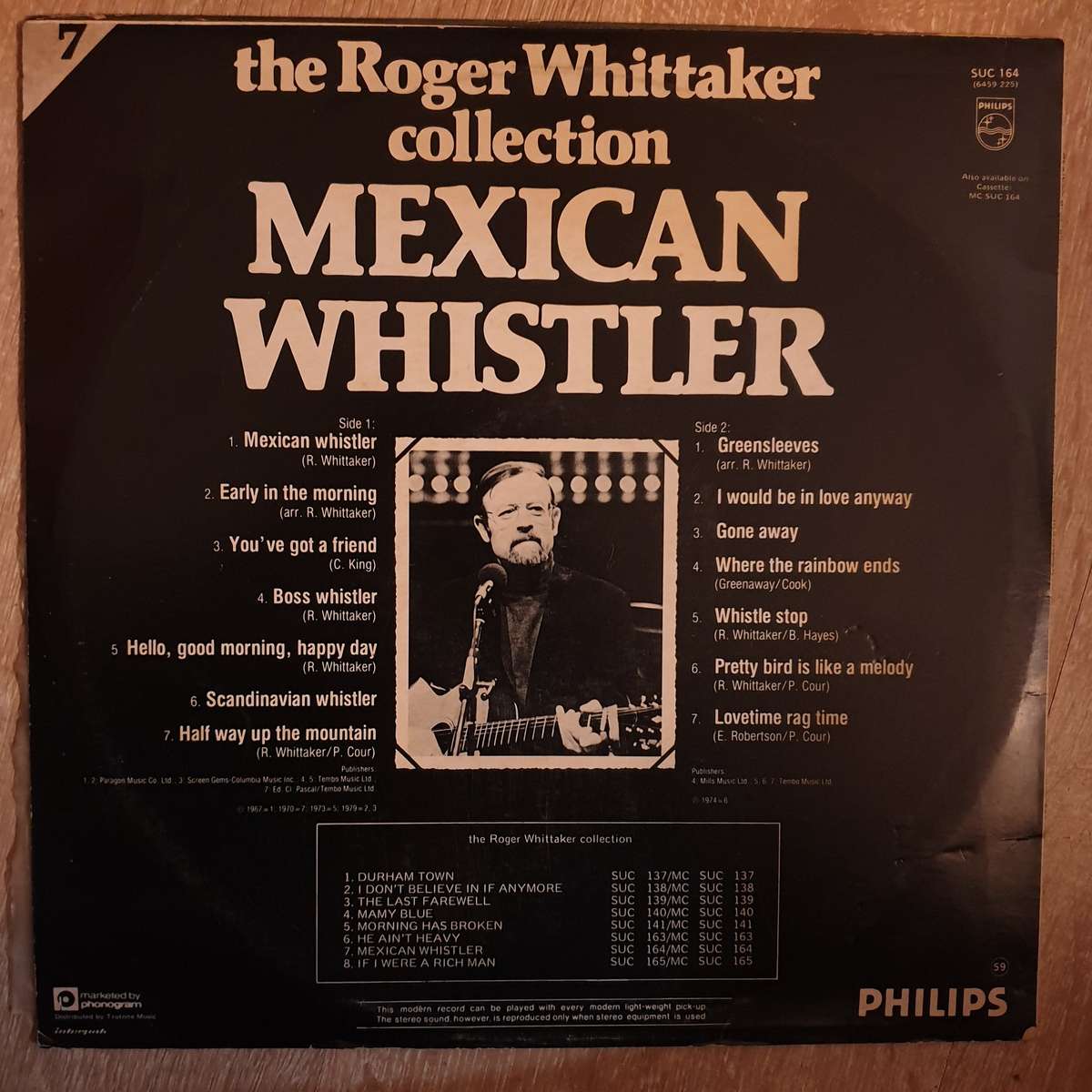Roger Whittaker Collection Vol 7 - Mexican Whistler - Vinyl LP Record - Opened  - Very-Good+ Qual...