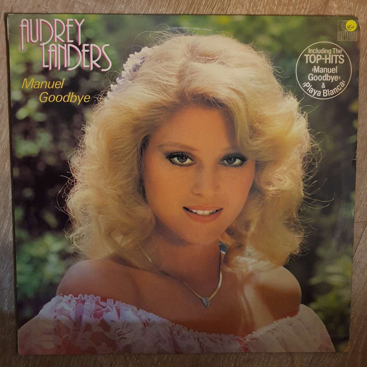 Audrey Landers  Manuel Goodbye - Vinyl LP Record - Opened  - Very-Good+ Quality (VG+)