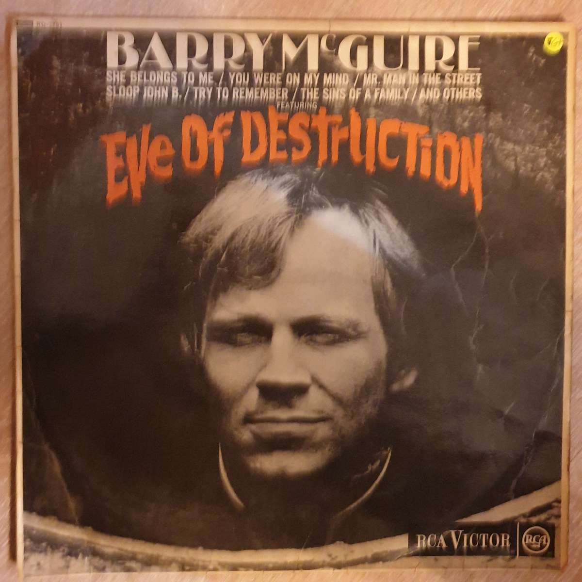Barry McGuire  Eve Of Destruction   Vinyl LP Record - Opened  - Good+ Quality (G+)