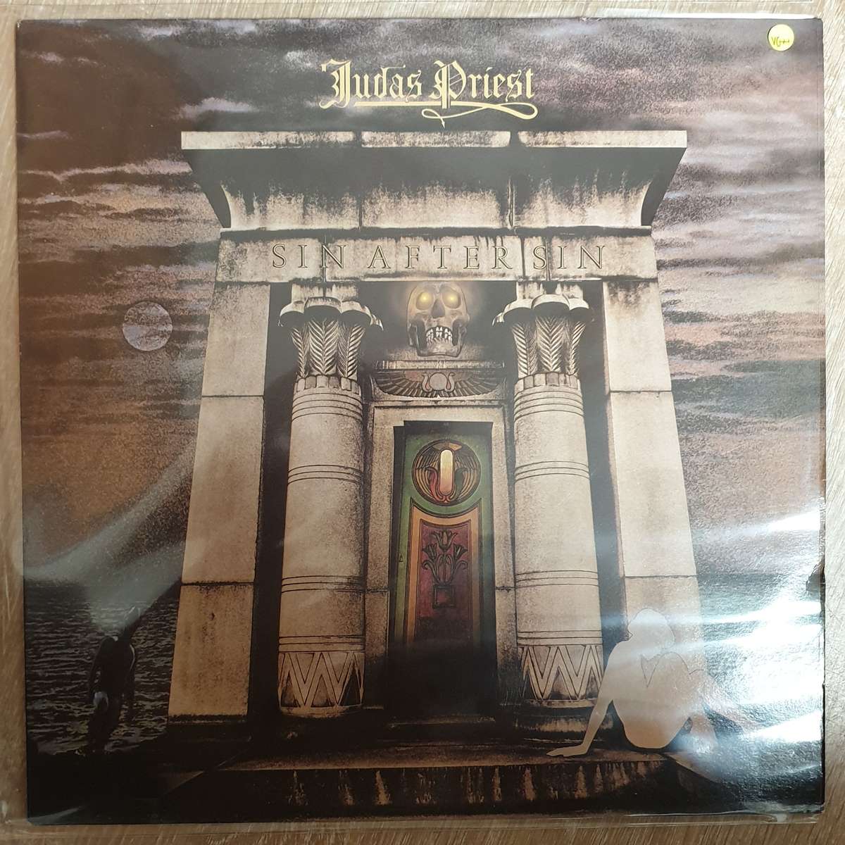 Judas Priest  Sin After Sin  - Vinyl LP Record - Very-Good+ Quality (VG+)