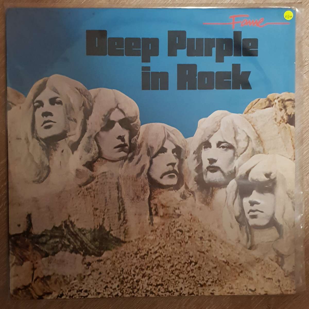 Deep Purple  In Rock -  Vinyl LP - Opened  - Very-Good+ Quality (VG+)
