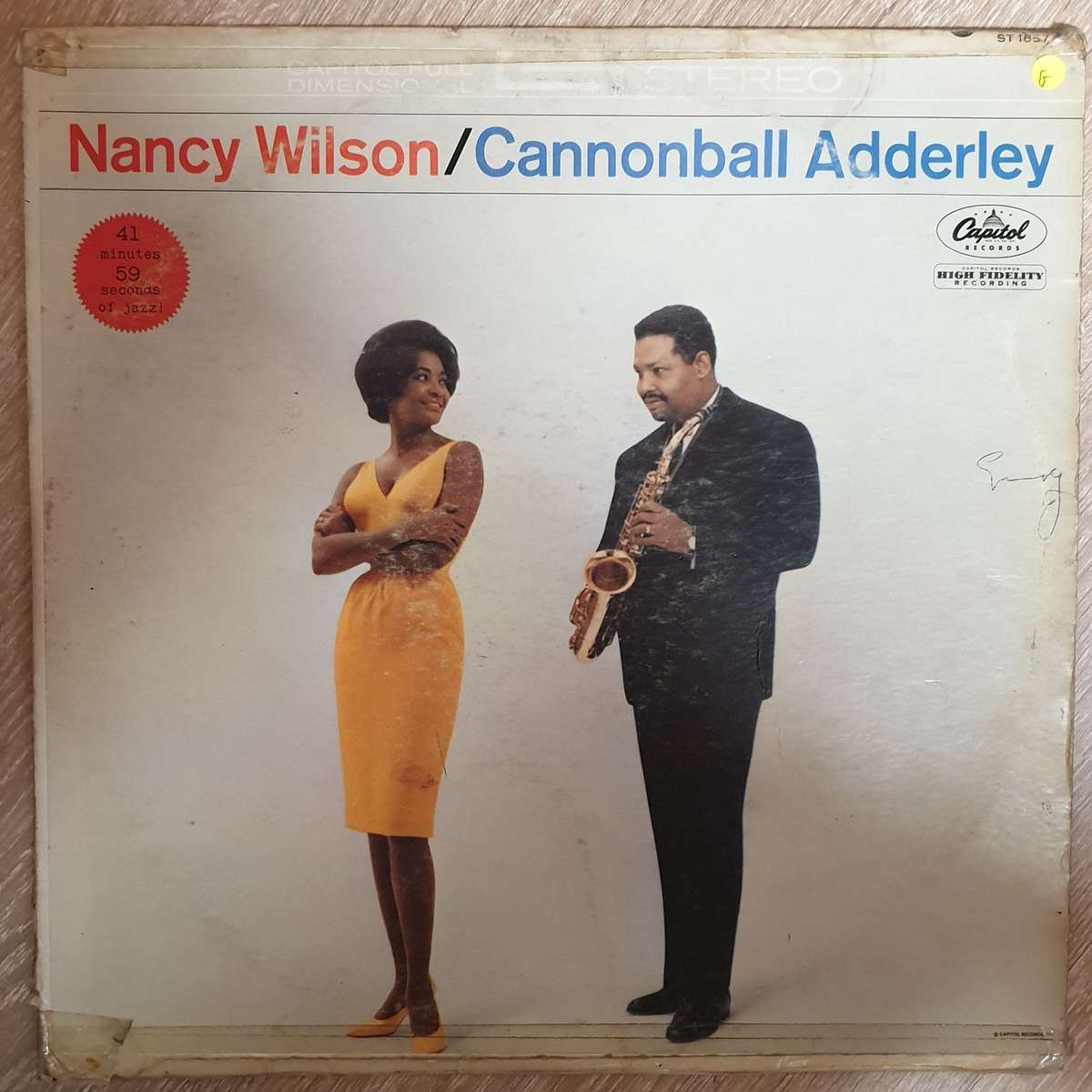 Nancy Wilson / Cannonball Adderley  Nancy Wilson / Cannonball Adderley -  Vinyl LP Record -...
