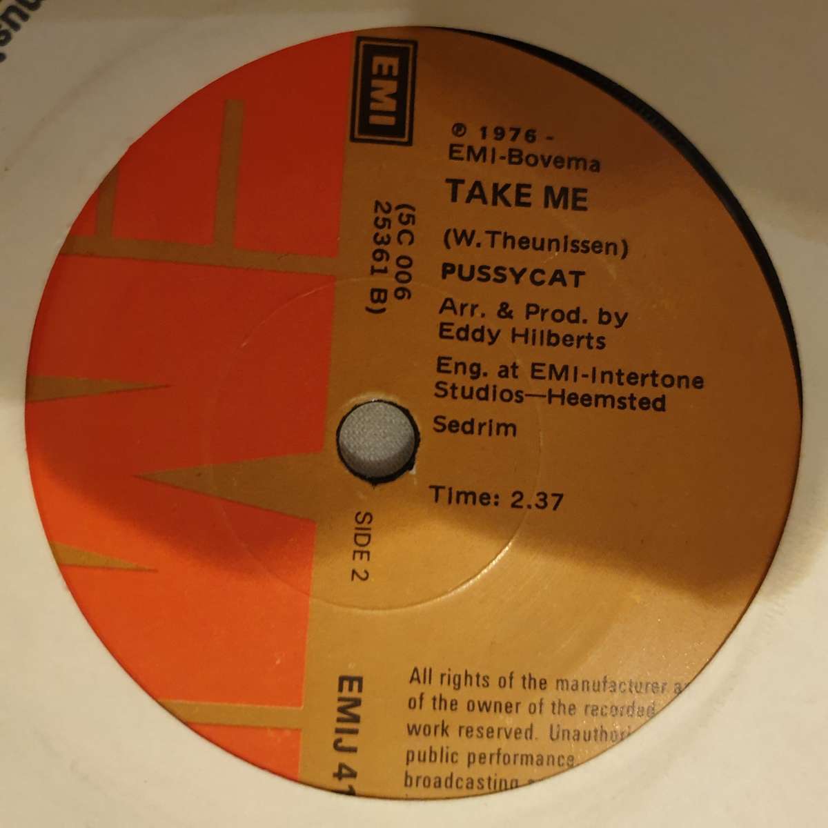 Pussycat  Georgie / Take Me - Vinyl 7" Record - Very-Good+ Quality (VG+)