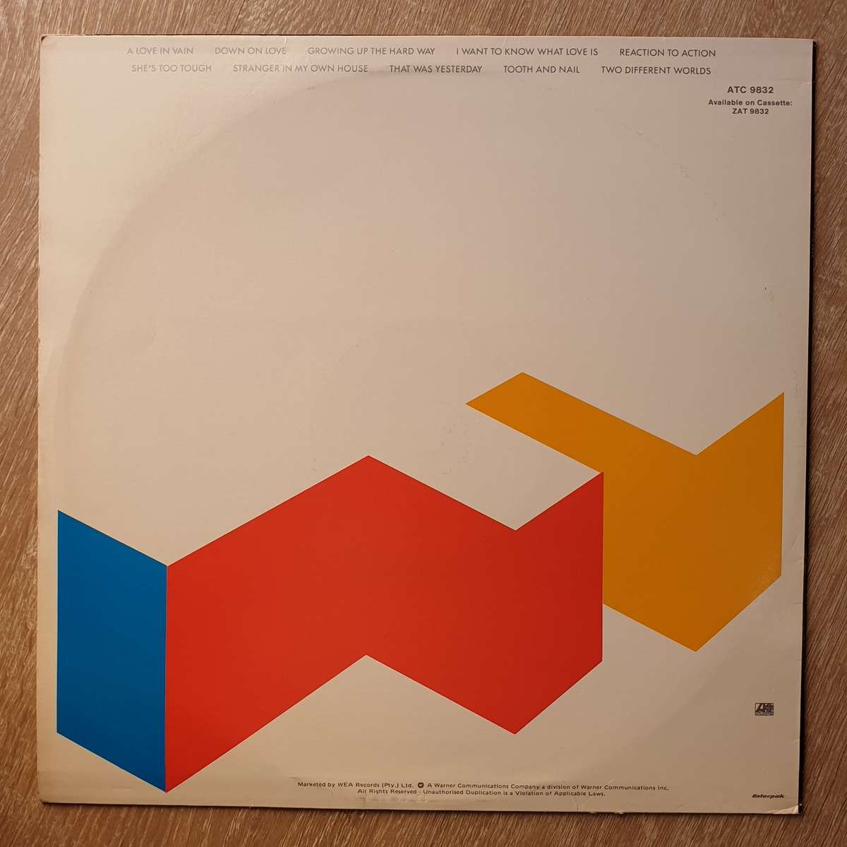 Foreigner  Agent Provocateur - Vinyl LP Record - Very-Good+ Quality (VG+) (verygoodplus)