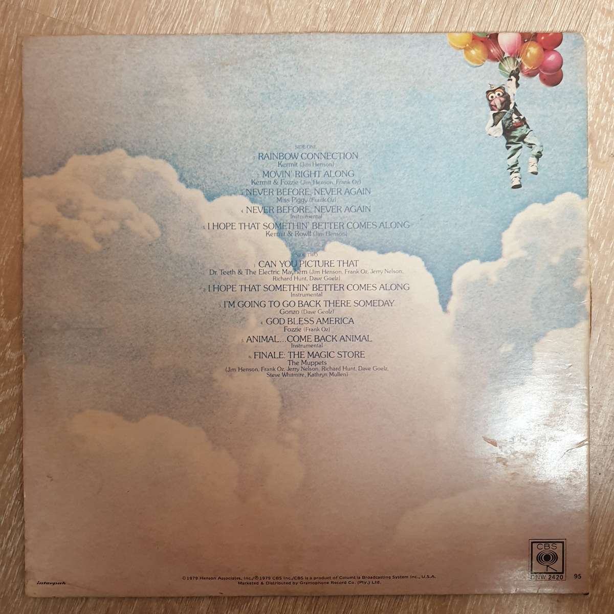 The Muppet Movie - Original Soundtrack Recording -  Vinyl LP Record - Opened  - Very-Good- Qualit...