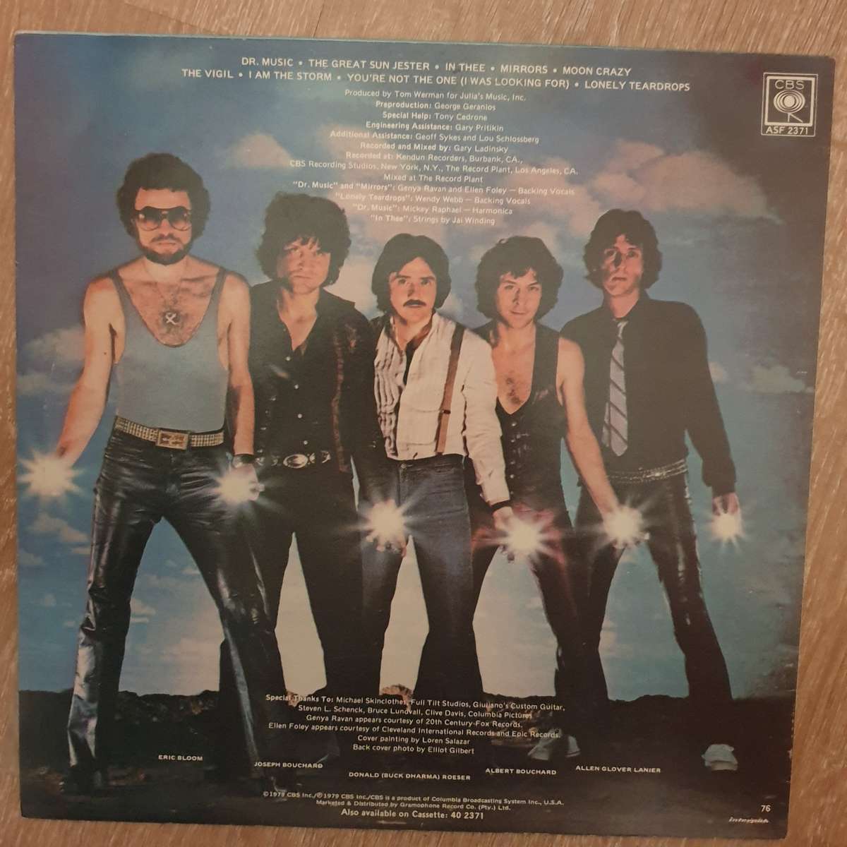 Blue Öyster Cult  Mirrors - Vinyl LP Record - Very-Good+ Quality (VG+)