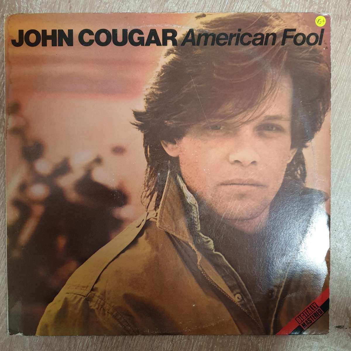 John Cougar  American Fool - Vinyl LP Record - Very-Good+ Quality (VG+)