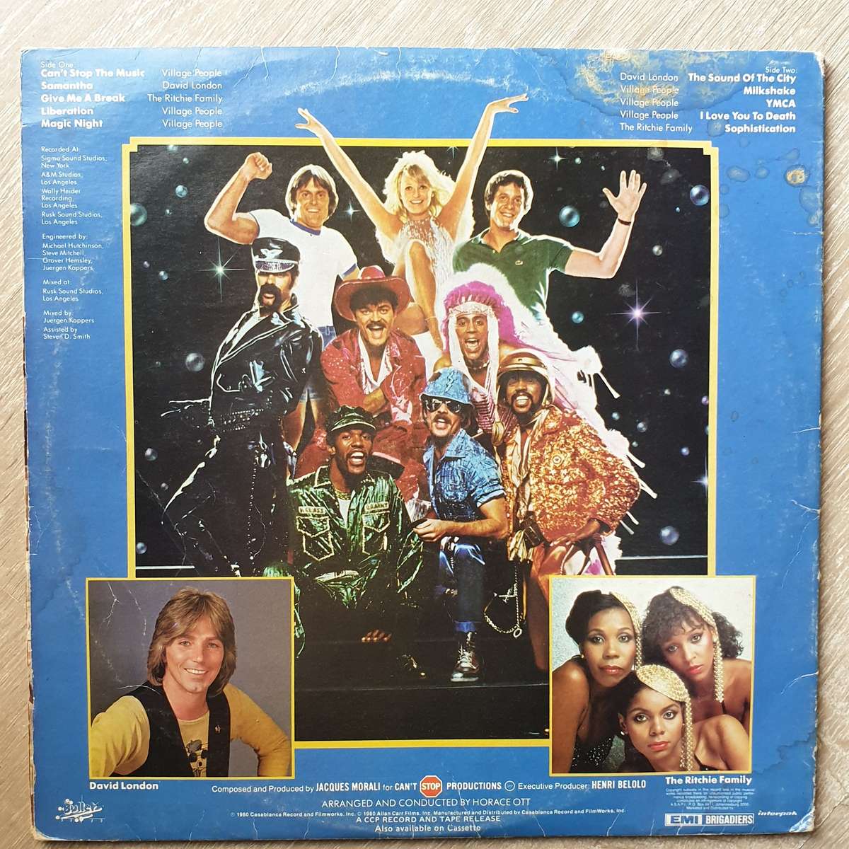 Village People - Can't Stop the Music  - Vinyl LP Record - Good+ Quality (G+) (Vinyl Specials)