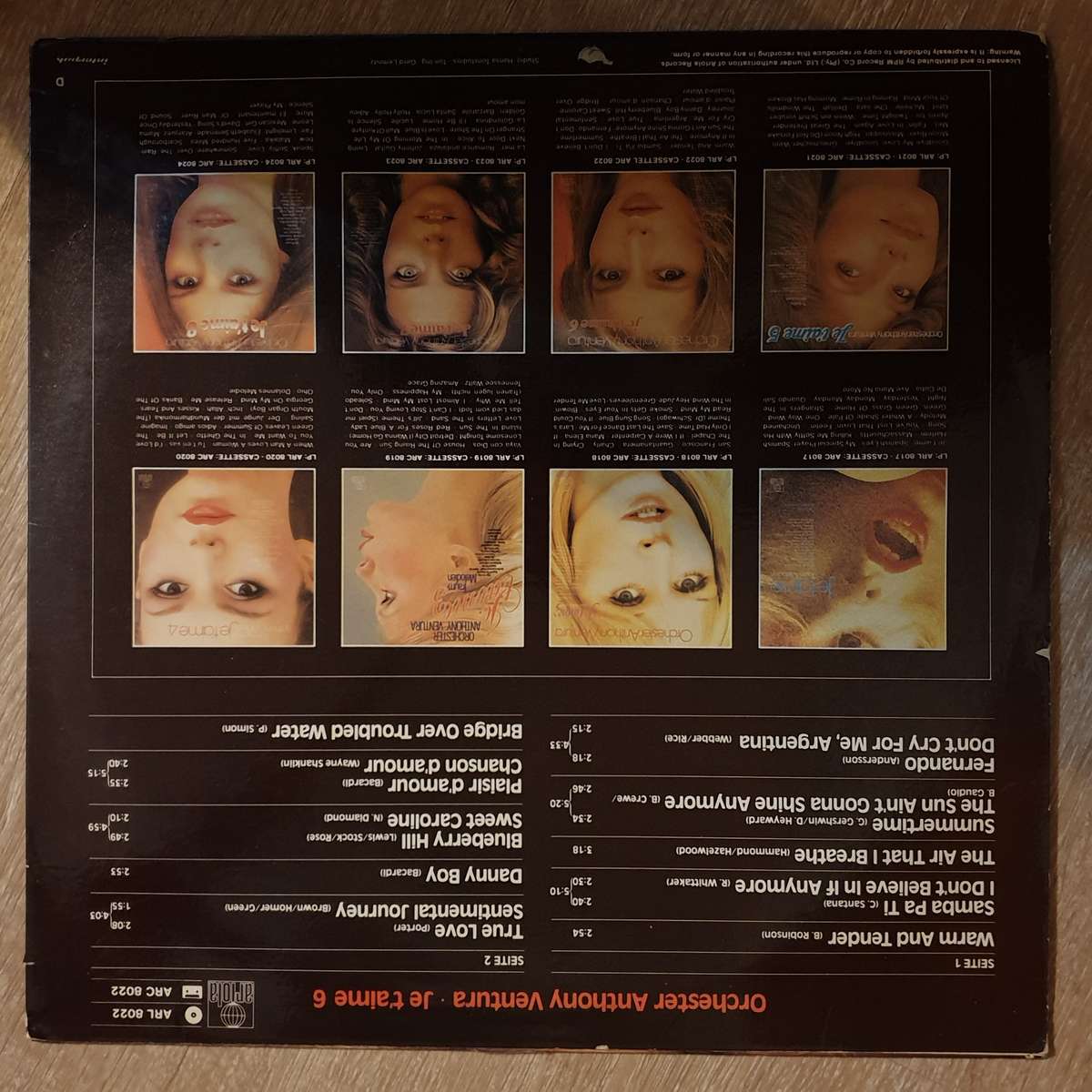 Anthony Ventura Orchestra  - Je'Taime 6 - Vinyl LP Record - Opened  - Very-Good+ Quality (VG+)