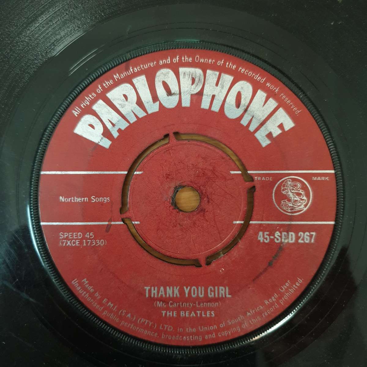 The Beatles  From Me To You - Vinyl 7" Record - Good Quality (G)