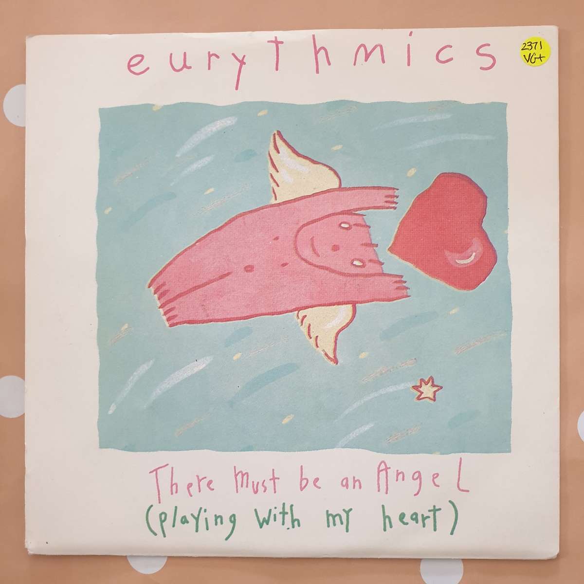 Eurythmics  There Must Be An Angel (Playing With My Heart) - Vinyl 7" Record - Very-Good+ Q...