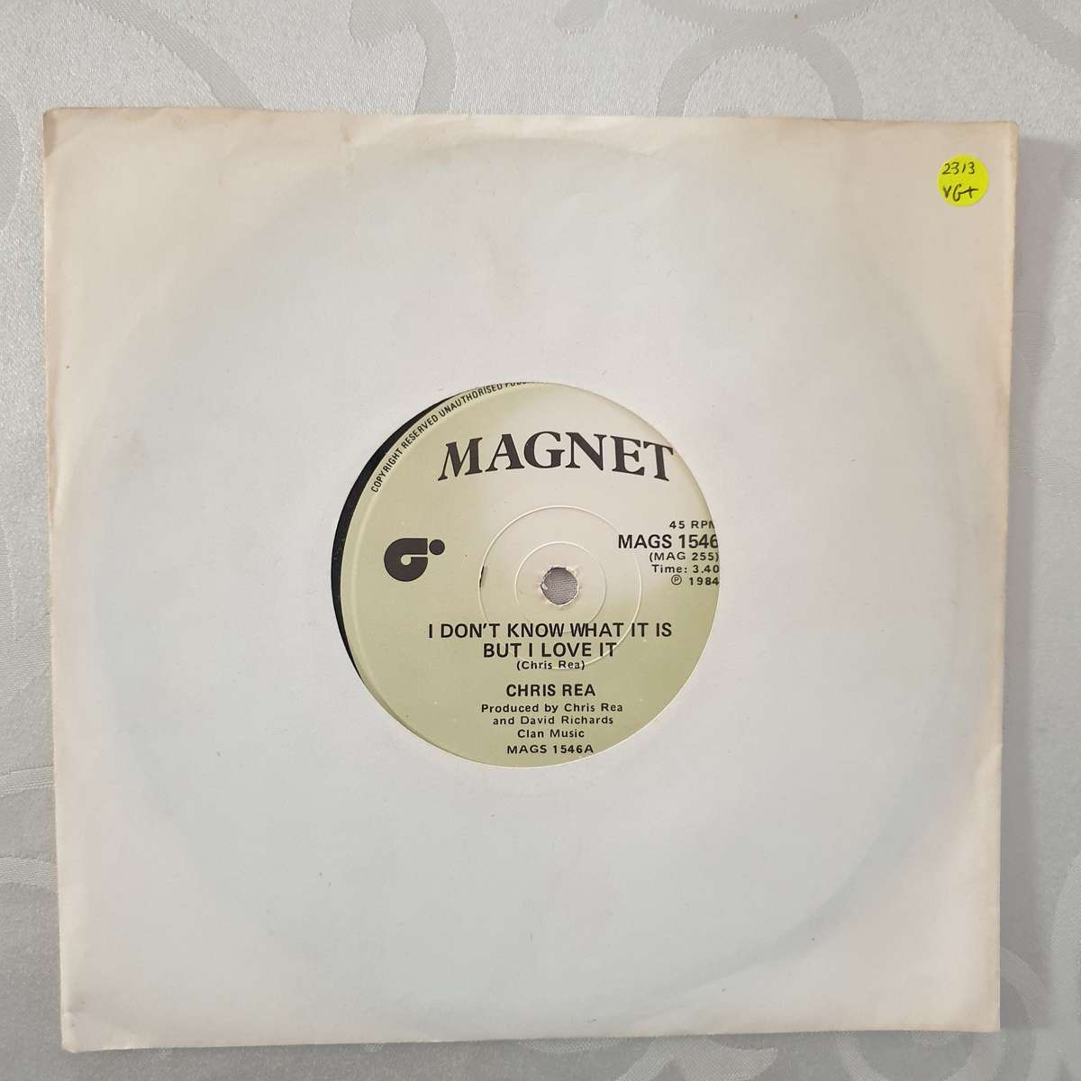 Chris Rea  I Don't Know What It Is But I Love It - Vinyl 7" Record - Very-Good+ Quality (VG+)