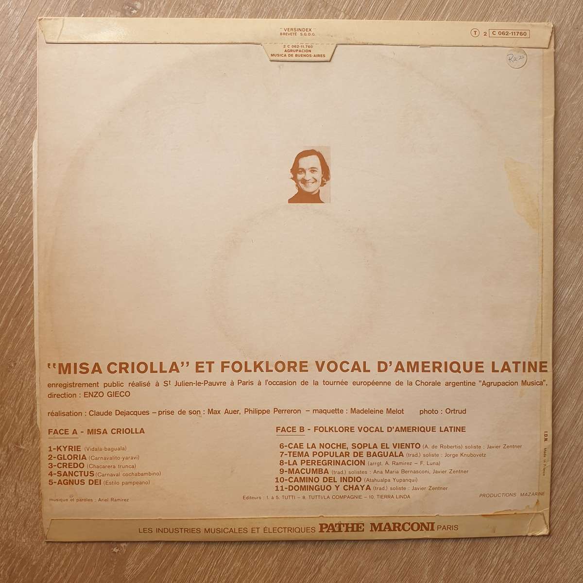 Misa Criolla -   - Et Folklore Vocal D'Amérique Latine - Agrupación Música De Buenos-Aires- Vi...
