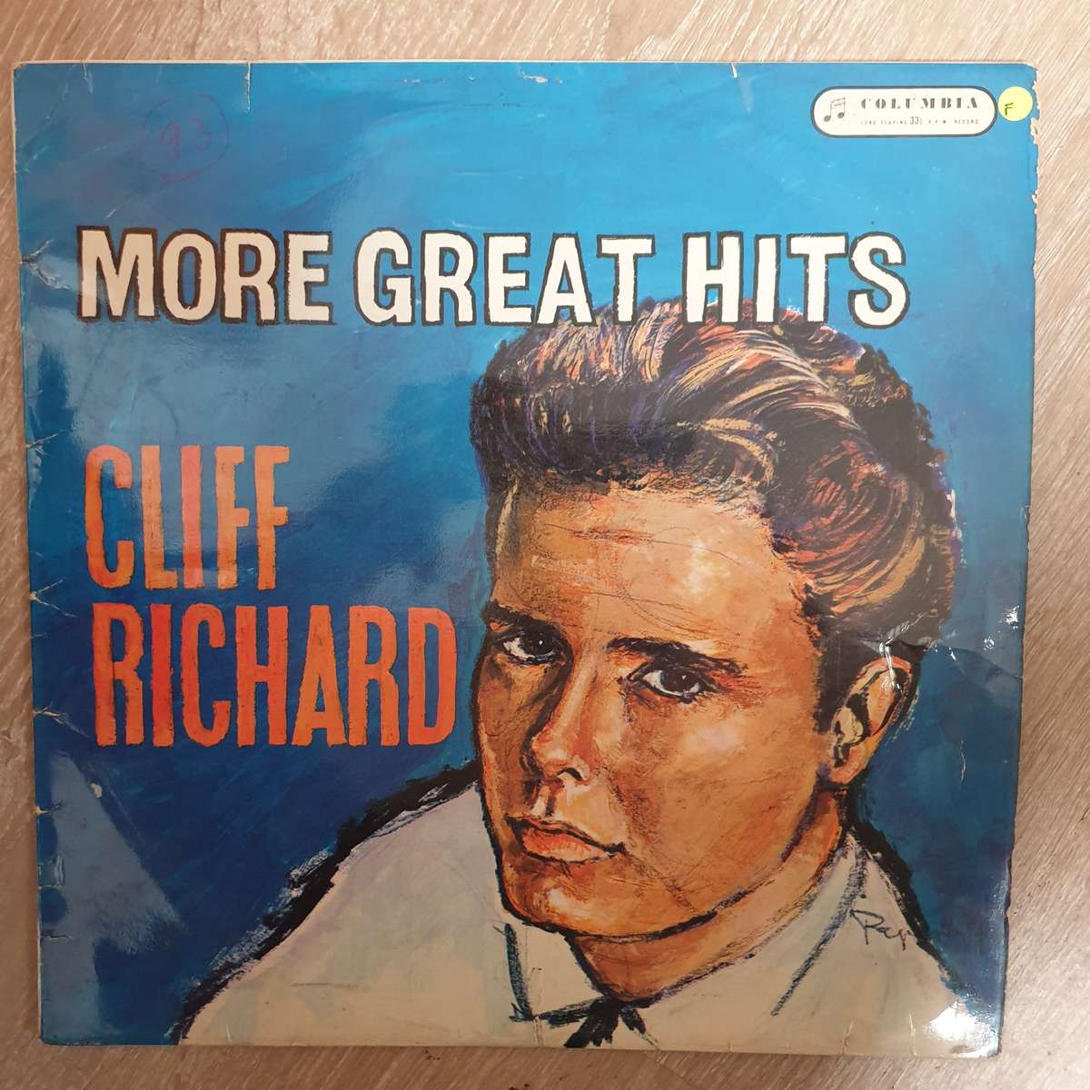 Cliff Richard - More Great Hits - Vinyl LP Record - Fair Quality (F)