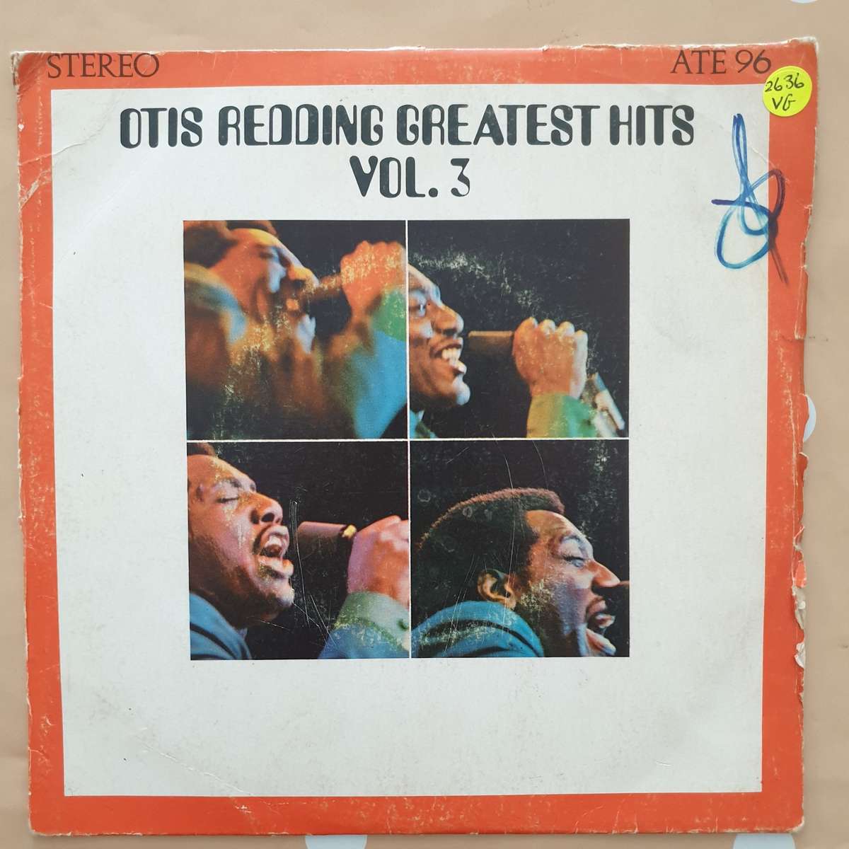Otis Redding  Greatest Hits Vol.3 - Vinyl 7" Record - Very-Good Quality (VG)