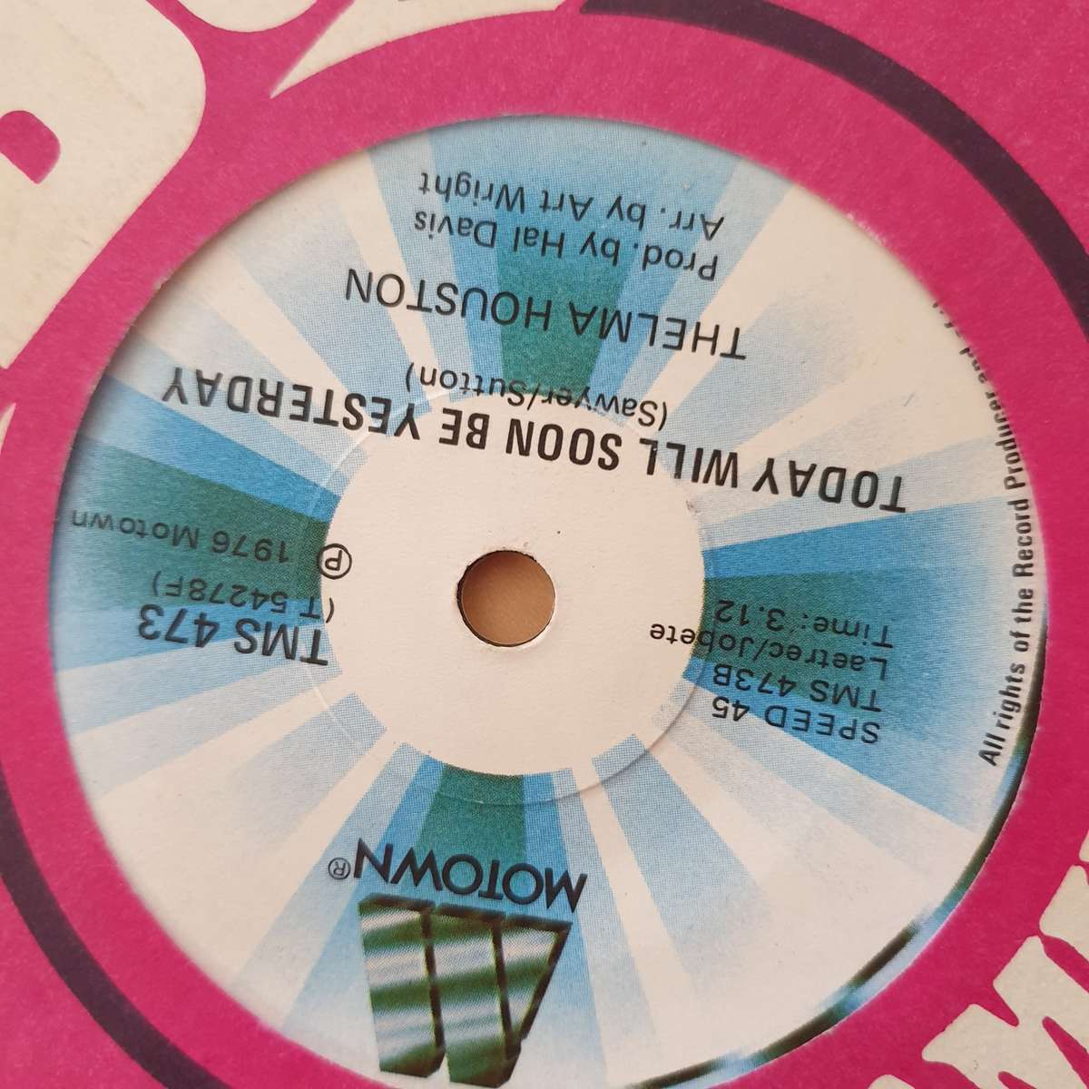 Thelma Houston  Don't Leave Me This Way - Vinyl 7" Record - Very-Good+ Quality (VG+)