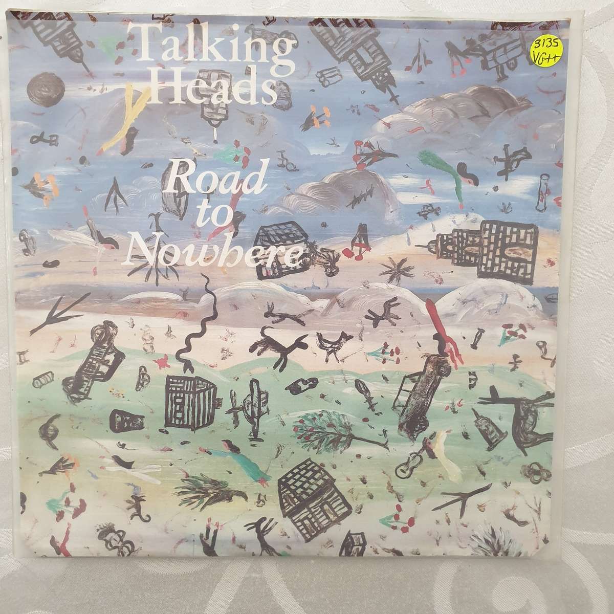 Talking Heads  Road To Nowhere - Vinyl 7" Record - Very-Good+ Quality (VG+)