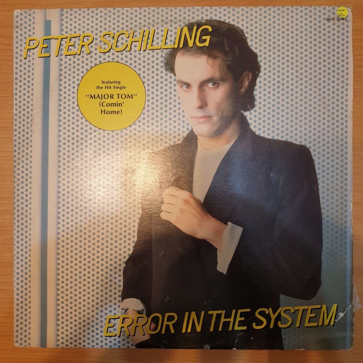 Peter Schilling  Error In The System - Vinyl LP Record - Very-Good+ Quality (VG+)
