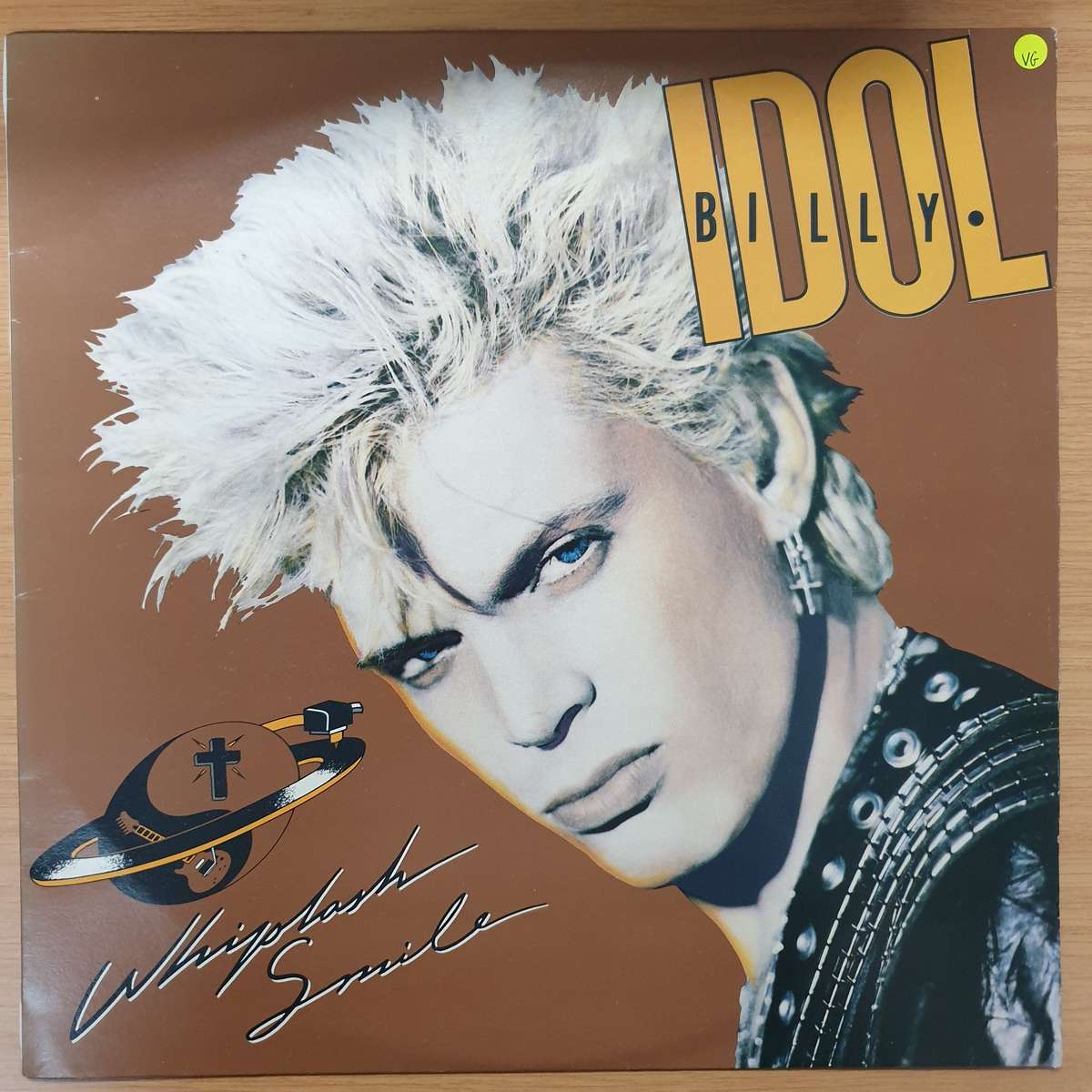 Billy Idol - Whiplash Smile  - Vinyl LP Record - Very-Good Quality (VG)