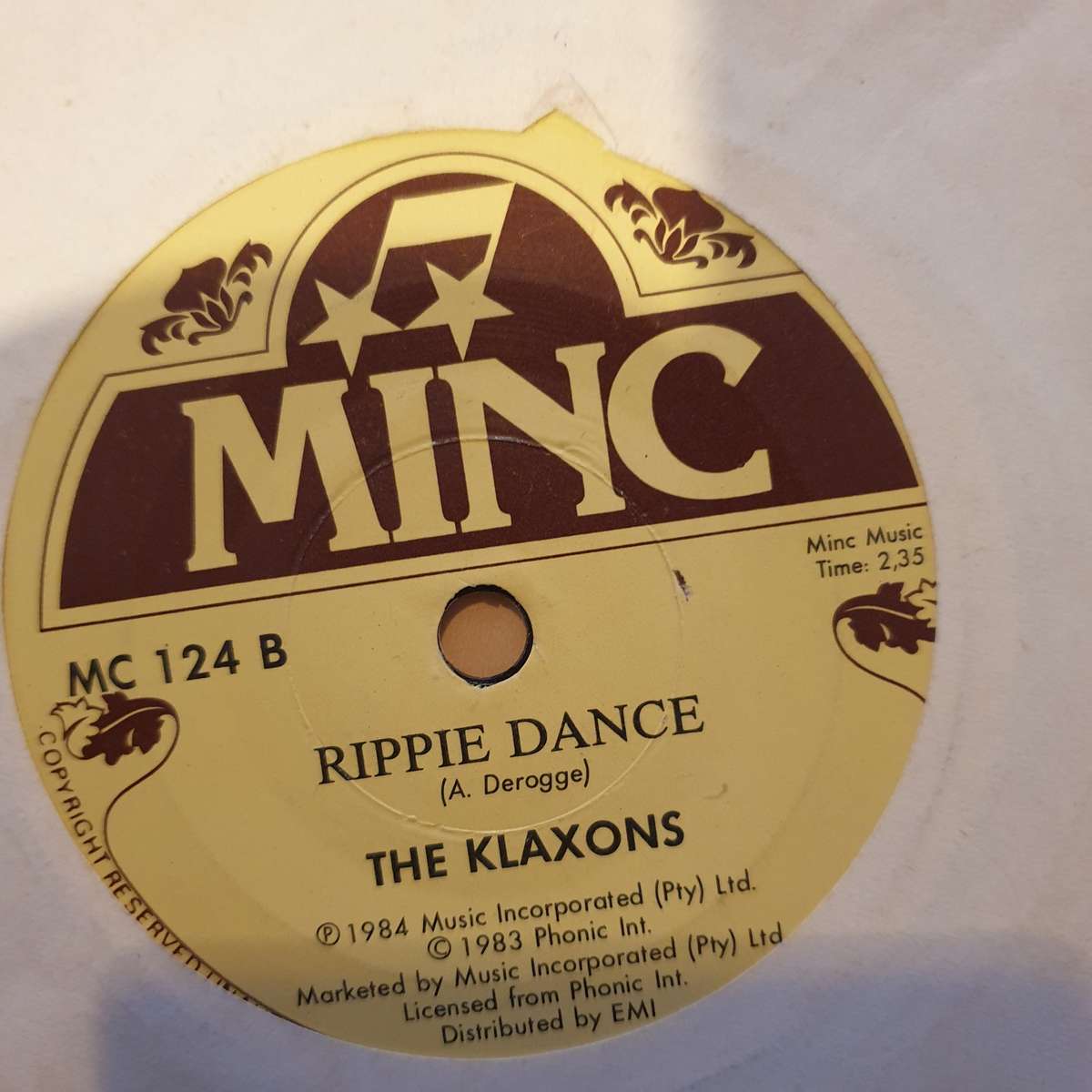The Klaxons  Clap-Clap Sound -  Vinyl 7" Record - Very-Good+ Quality (VG+)
