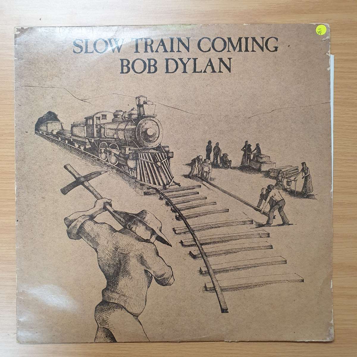 Bob Dylan - Slow Train Coming - Vinyl LP Record - Very-Good- Quality (VG-)
