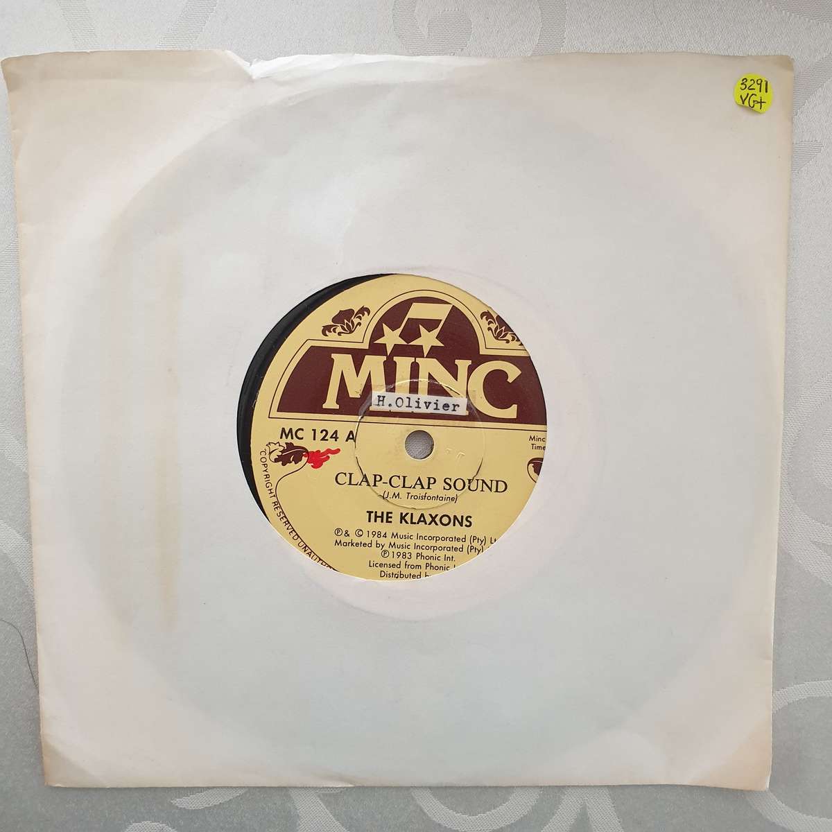 The Klaxons  Clap-Clap Sound - Vinyl 7" Record - Very-Good+ Quality (VG+)