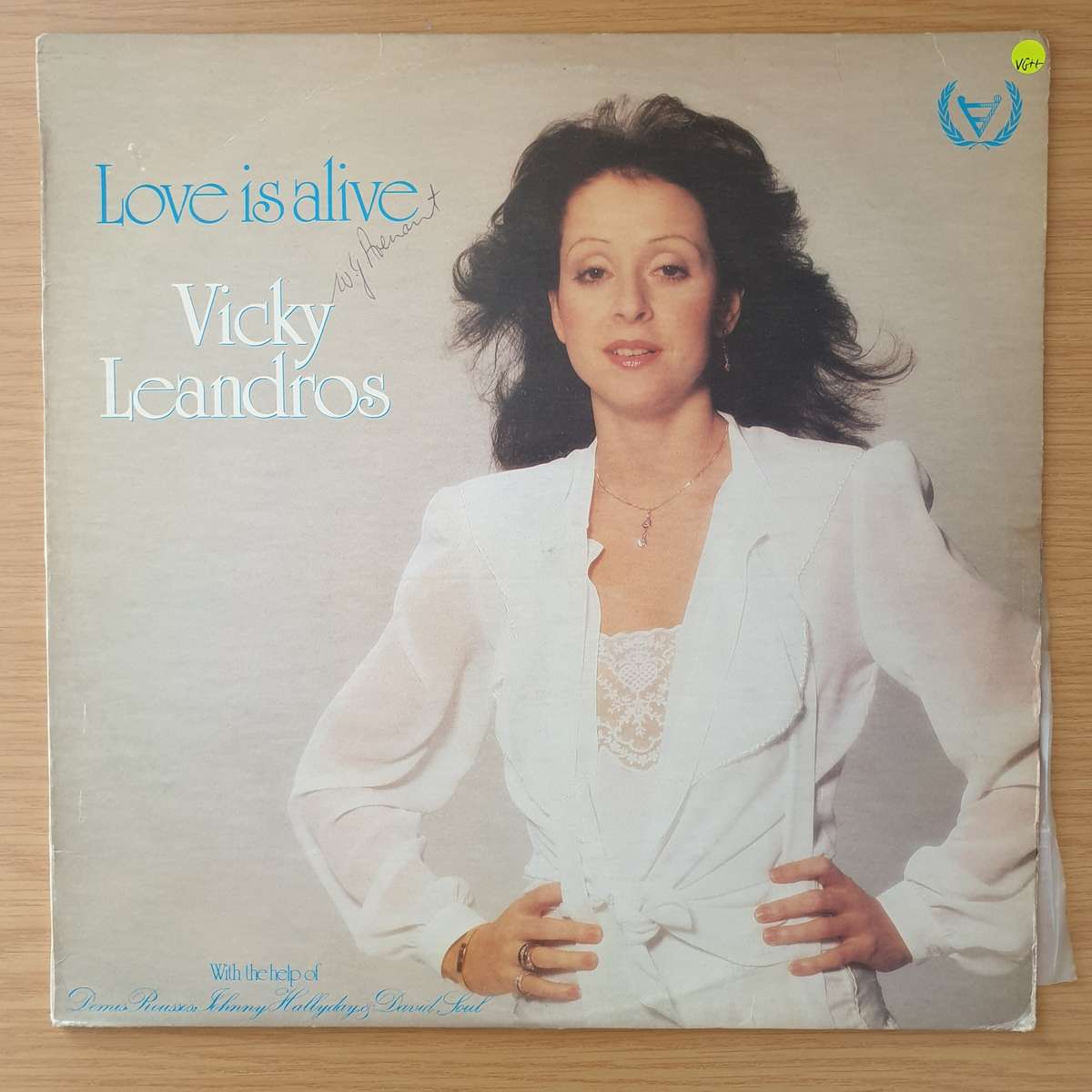 Vicky Leandros  Love Is Alive - Vinyl LP Record - Very-Good+ Quality (VG+) (verygoodplus)