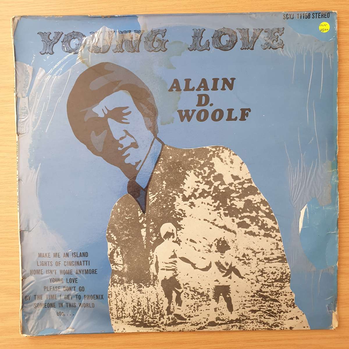 Alain D. Woolf - Young Love - Vinyl LP Record - Very-Good+ Quality (VG+) (verygoodplus)