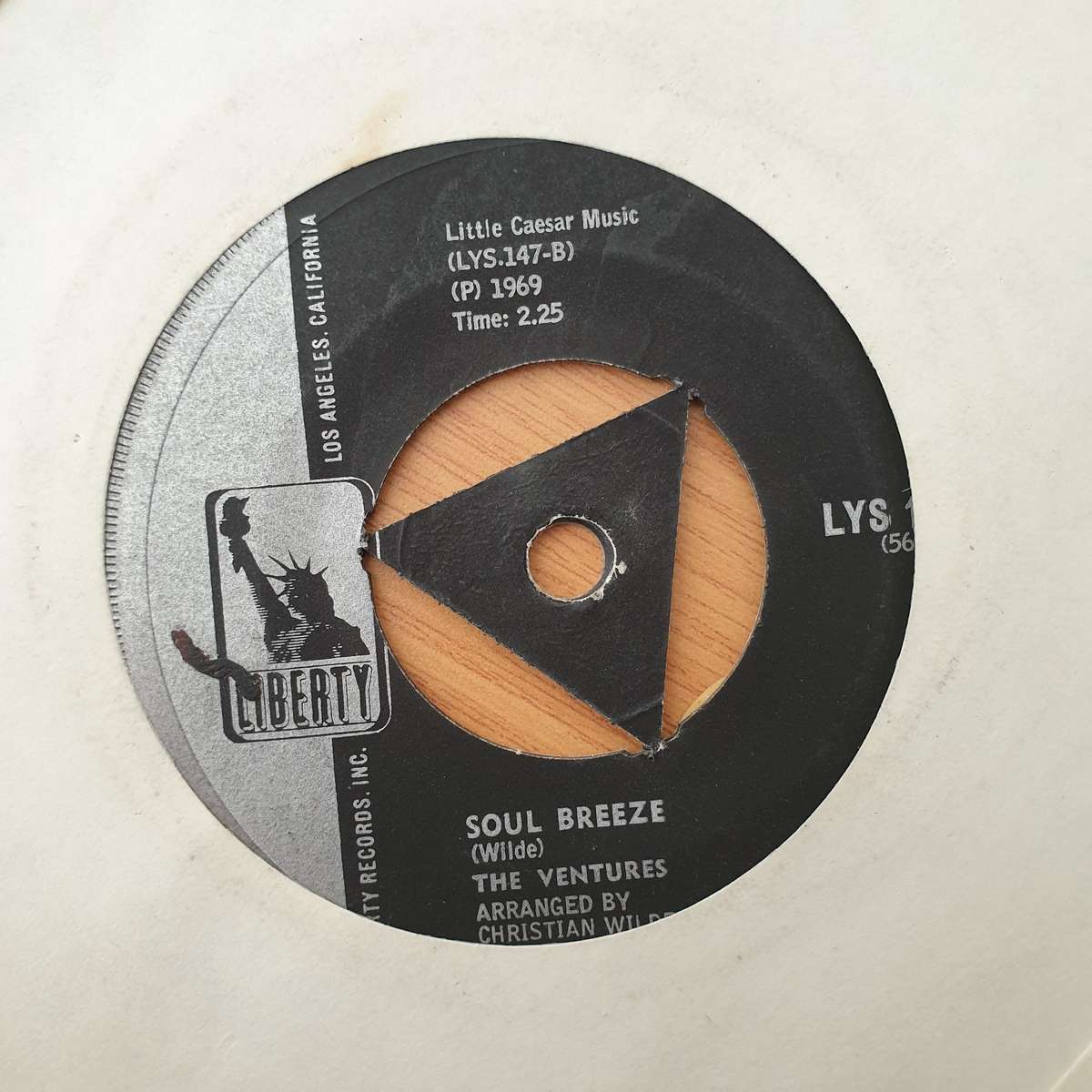 The Ventures  Hawaii Five-O - Vinyl 7" Record - Very-Good- Quality (VG-) (verygoodminus)