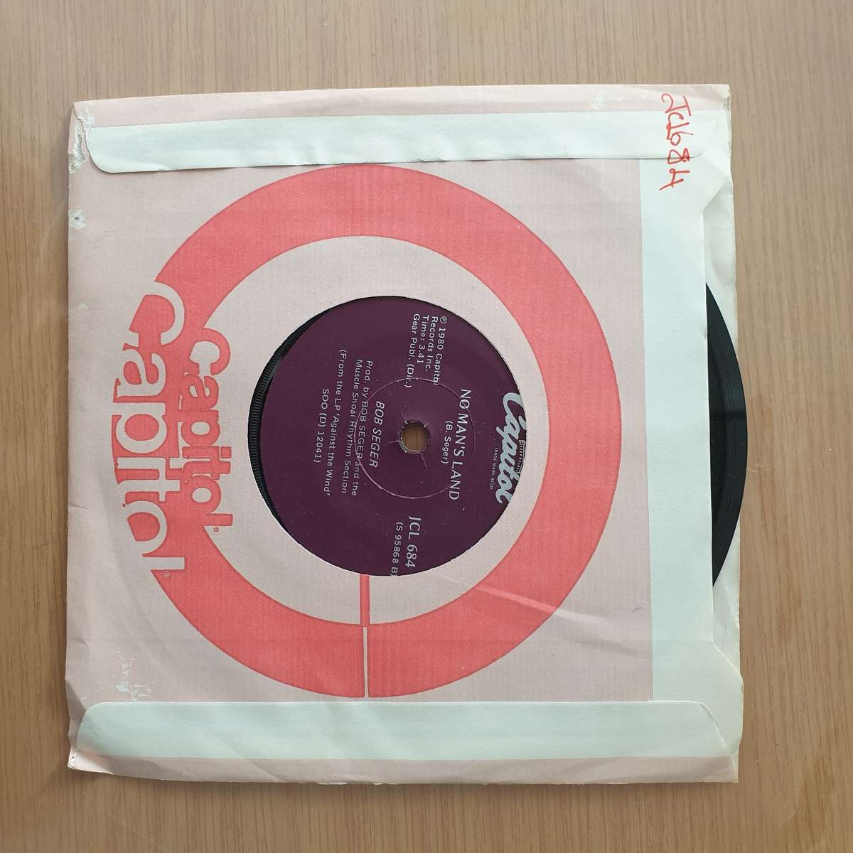 Bob Seger & The Silver Bullet Band  Against The Wind - Vinyl 7" Record - Very-Good+ Quality (V...