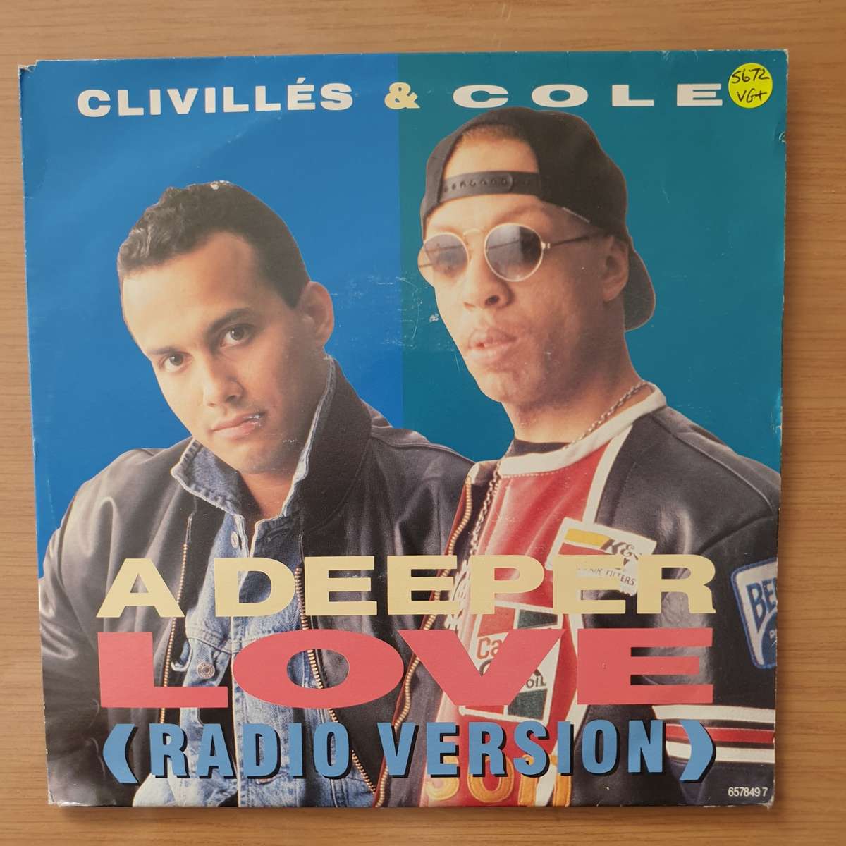Clivillés & Cole - A Deeper Love (Radio Version) - Vinyl 7" Record - Very-Good+ Quality (VG+) (v...