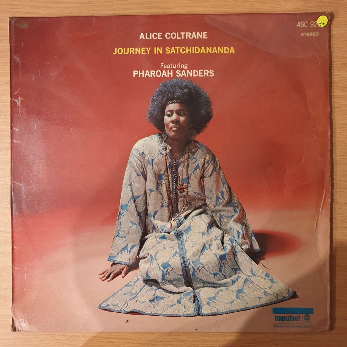 Alice Coltrane Featuring Pharoah Sanders  Journey In Satchidananda - Vinyl LP Record - Very-Go...