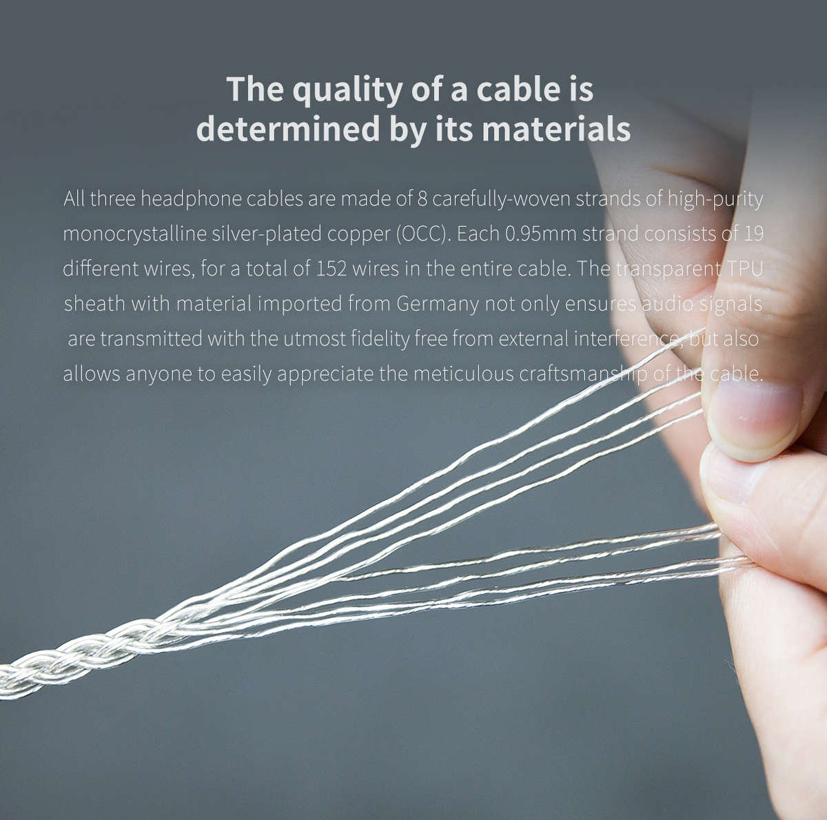 FiiO -  LC-2.5C - MMCX - 2.5mm Balanced - Earphone Replacement Cable (LC-2.5C)) (Ships Next Day)