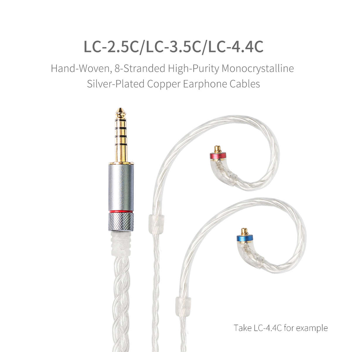 FiiO -  LC-2.5C - MMCX - 2.5mm Balanced - Earphone Replacement Cable (LC-2.5C)) (Ships Next Day)