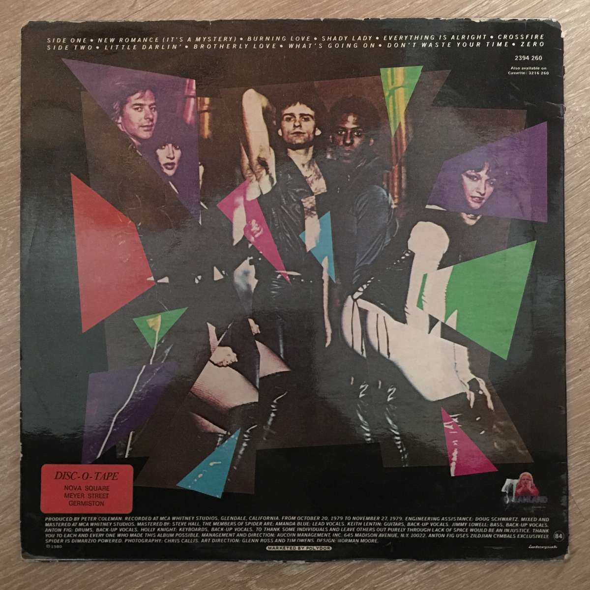 Spider  Spider - Vinyl LP Record - Opened  - Very-Good- Quality (VG-)